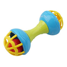 Deals and Offers on - Tzoo Baby Dumbbell Rattle Teether Bell Toy Deals, Discounts & Offers on - Tzoo Baby Dumbbell Rattle Teether Bell Toy