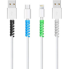Deals, Discounts & Offers on  - STRIFF 20 Pieces Highly Flexible Silicone Micro USB Protector, Mouse Cable Protector, Suit