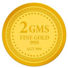 Deals, Discounts & Offers on  - [For IndusInd Card] Muthoot Pappachan Swarnavarsham Hallmarked 24KT 999 Gold Coin (2 Gm)