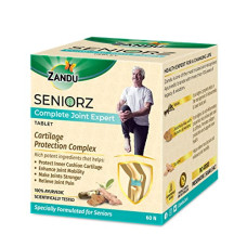 Deals and Offers on - Zandu Seniorz Complete Joint Expert Tablet | 100% Ayurvedic & Natural Supplement | Helps Protect Joints, Relieve Joint Pain & Make Joints Strong| Supports Overall Joint Health (Pack of 60 Tablets) Deals, Discounts & Offers on - Zandu Seniorz Complete Joint Expert Tablet | 100% Ayurvedic & Natural Supplement | Helps Protect Joints, Relieve Joint Pain & Make Joints Strong| Supports Overall Joint Health (Pack of 60 Tablets)