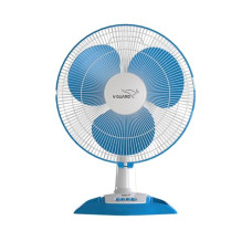 Deals and Offers on - V-Guard Esfera Table Fan | 3 Speed Settings | 1350 RPM Powerful Motor | Corrosion Resistant Powder-Coated Metal Guards | White Blue | 40cm (400mm) Deals, Discounts & Offers on - V-Guard Esfera Table Fan | 3 Speed Settings | 1350 RPM Powerful Motor | Corrosion Resistant Powder-Coated Metal Guards | White Blue | 40cm (400mm)