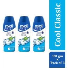 Deals, Discounts & Offers on  - NYCIL Germ Expert Cool Classic Prickly Heat and Cooling Powder ( Pack of 3)(3 x 150 g)