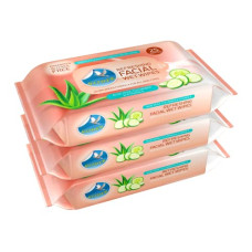 Deals, Discounts & Offers on Beauty Care - Glider Face Wipes Enriched with Aloe Vera , Cucumber & Vitamin E | All Types Skin Friendly & pH Balanced | Alcohol & Paraben Free | Moisturizes , Refreshes & Soothes Skin | 25 Wipes (Pack of 3) 75 Wipes