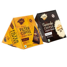 Deals, Discounts & Offers on  - Trelish Coffee Filter Coffee And Cheesecake Coffee | Instant Coffee Liquid | Makes 14 Cups | Just Add Milk/Water | Pack of 2
