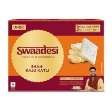Deals and Offers on - Unibic Swaadesi Shahi Kaju Katli 240 gm I Made with Fresh Cashew Nuts I Traditional Indian Kaju Sweets Deals, Discounts & Offers on - Unibic Swaadesi Shahi Kaju Katli 240 gm I Made with Fresh Cashew Nuts I Traditional Indian Kaju Sweets