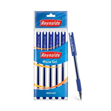 Deals and Offers on Electronics - Reynolds MERA GEL 5 CT BLUE | Gel Pen Set With Comfortable Grip | Pens For Writing | School and Office Stationery | Pens For Students | 0.5 mm Tip Size Deals, Discounts & Offers on Electronics - Reynolds MERA GEL 5 CT BLUE | Gel Pen Set With Comfortable Grip | Pens For Writing | School and Office Stationery | Pens For Students | 0.5 mm Tip Size