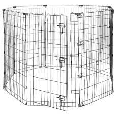 Deals, Discounts & Offers on  - amazon basics Foldable Metal Pet Dog Exercise Fence Pen With Gate - 60 x 60 x 42 Inches