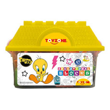 Deals, Discounts & Offers on  - Toyzone Tweety Educational Hut Blocks 121 Pcs -81081 | Blocks Game | Educational Blocks | Hut Pack | Educational Toy for Kids | Smart Activity Fun and Learning Blocks | Colorful Blocks