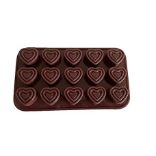 Deals, Discounts & Offers on  - Nexellar Heart Shape Chocolate Mold-Chocolate Mould Tray | Silicon Heart Shape Mold | |