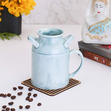 Deals and Offers on - Clay Craft - Dino Ceramic Coffee Tea Milk Mug, 1-Piece, 300ml, Sea Green, standard Deals, Discounts & Offers on - Clay Craft - Dino Ceramic Coffee Tea Milk Mug, 1-Piece, 300ml, Sea Green, standard