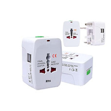 Deals and Offers on Electronics - rts usb high speed Universal Travel Adapter Plug World Power Charge Smart Phones, Smart Watches, iPhones Laptop camera tablet Surge/Spike All over the World For International Europe, UK, UAE, with 125V 6A, 250V Protected Electrical Plug white Deals, Discounts & Offers on Electronics - rts usb high speed Universal Travel Adapter Plug World Power Charge Smart Phones, Smart Watches, iPhones Laptop camera tablet Surge/Spike All over the World For International Europe, UK, UAE, with 125V 6A, 250V Protected Electrical Plug white