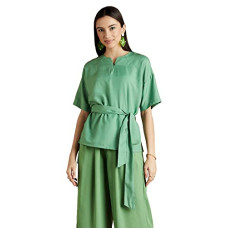 Deals, Discounts & Offers on Laptops - RIVER by Narendra Kumar Premium Designer Women's Solid Top