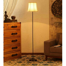 Deals and Offers on - tu casa Metal-Iron Floor Lamp, White, Off White Deals, Discounts & Offers on - tu casa Metal-Iron Floor Lamp, White, Off White