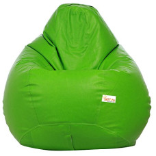 Deals and Offers on Furniture - Sattva Classic XXL Bean Bag Filled with Beans - Neon Green Deals, Discounts & Offers on Furniture - Sattva Classic XXL Bean Bag Filled with Beans - Neon Green