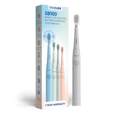 Deals and Offers on - ORACURA Sonic Lite Electric Battery Operated Toothbrush SB100 Grey | 1 Year Warranty | 4 Vibrant Colors | 3 Modes | 36,000 Strokes | IPX7 Waterproof | 2 Minute Auto-Timer | Dupont Bristles Deals, Discounts & Offers on - ORACURA Sonic Lite Electric Battery Operated Toothbrush SB100 Grey | 1 Year Warranty | 4 Vibrant Colors | 3 Modes | 36,000 Strokes | IPX7 Waterproof | 2 Minute Auto-Timer | Dupont Bristles