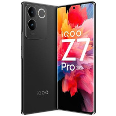 Deals, Discounts & Offers on Electronics - [For AMAZON PAY ICICI CARD] iQOO Z7 Pro 5G (Graphite Matte, 8GB RAM, 128GB Storage) | 3D Curved AMOLED Display | 4nm MediaTek Dimesity 7200 5G Processor | 64MP Aura Light OIS Camera | Segment's Slimmest & Lightest Smartphone