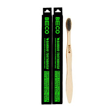 Deals and Offers on - Beco Bamboo Toothbrush with Charcoal Activated Soft Bristles 100% Eco-friendly Pack of 2 Deals, Discounts & Offers on - Beco Bamboo Toothbrush with Charcoal Activated Soft Bristles 100% Eco-friendly Pack of 2