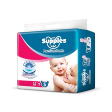 Deals and Offers on Baby Care - Supples Premium Diapers, Small (S), 78 Count, 4-8 Kg, 12 hrs Absorption Baby Diaper Pants Deals, Discounts & Offers on Baby Care - Supples Premium Diapers, Small (S), 78 Count, 4-8 Kg, 12 hrs Absorption Baby Diaper Pants
