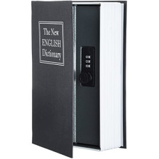Deals and Offers on - Amazon Basics Book Safe with Combination Lock, Black Deals, Discounts & Offers on - Amazon Basics Book Safe with Combination Lock, Black