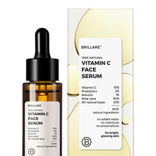 Deals and Offers on Beauty Care - Brillare 10% Vitamin C Serum, Bright & Glowing Skin with Probiotics & Aloe Vera, 100% Natural Face Serum Deals, Discounts & Offers on Beauty Care - Brillare 10% Vitamin C Serum, Bright & Glowing Skin with Probiotics & Aloe Vera, 100% Natural Face Serum