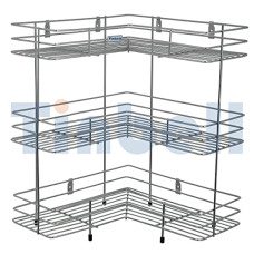 Deals and Offers on - Tinbell L Corner Shape Stand Set of 3 Layer Stainless Steel Multipurpose Storage Rack, Shelf Deals, Discounts & Offers on - Tinbell L Corner Shape Stand Set of 3 Layer Stainless Steel Multipurpose Storage Rack, Shelf