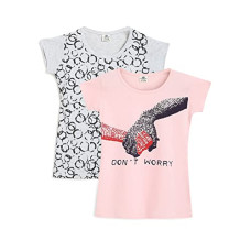 Deals and Offers on - Homegrown Girls Combo Cotton Tops Deals, Discounts & Offers on - Homegrown Girls Combo Cotton Tops