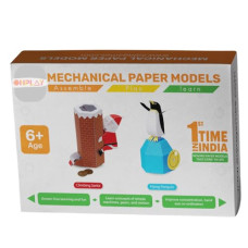 Deals, Discounts & Offers on  - [sample] OnPlay 2-in-1 STEM Learning Paper Craft Mechanical Models for Girls Boys Age 6, 7, 8, 9 Years Old & Above, Creative DIY Art and Craft Kit