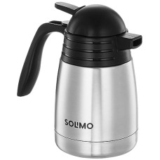 Deals and Offers on - Amazon Brand - Solimo Stainless Steel 24 Hours Hot or Cold Tea/Coffee Flask | Silver, 1000 ml Deals, Discounts & Offers on - Amazon Brand - Solimo Stainless Steel 24 Hours Hot or Cold Tea/Coffee Flask | Silver, 1000 ml