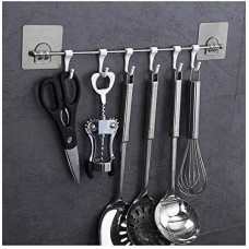 Deals and Offers on - TEX-RO Hooks for Wall Without Drilling self Adhesive Bathroom Hook Rail, Hook for Hanging Napkin, Hooks for Wall, Kitchen Hooks Deals, Discounts & Offers on - TEX-RO Hooks for Wall Without Drilling self Adhesive Bathroom Hook Rail, Hook for Hanging Napkin, Hooks for Wall, Kitchen Hooks