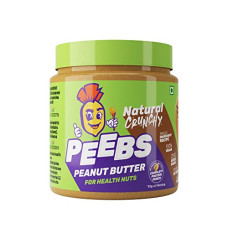 Deals and Offers on - PEEBS Natural Peanut Butter - Crunchy, 500 gms | High Protein | NO Sugar | High Fibre | 32% Protein | 100% Vegan | ZERO Cholestrol | Great Deals, Discounts & Offers on - PEEBS Natural Peanut Butter - Crunchy, 500 gms | High Protein | NO Sugar | High Fibre | 32% Protein | 100% Vegan | ZERO Cholestrol | Great