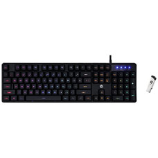 Deals, Discounts & Offers on  - HP K300 Backlit Membrane Wired Gaming Keyboard with Mixed Color Lighting, 4 LED & v236w USB 2.0 64GB Pen Drive, Metal
