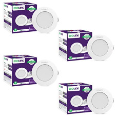 Deals, Discounts & Offers on  - EcoLink 3-Watt 2 Inch Deep Junction Box LED Spot Light (Natural White, Pack of 4)