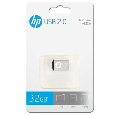Deals, Discounts & Offers on  - HP v222w 32GB USB 2.0 Pen Drive (Silver)