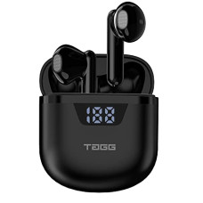 Deals and Offers on Headphones - TAGG Liberty Buds Mini Truly Wireless in Ear Earbuds with Quad Mic, Fast Charge, Rich Bass, 13mm Dynamic Drivers (Black) Deals, Discounts & Offers on Headphones - TAGG Liberty Buds Mini Truly Wireless in Ear Earbuds with Quad Mic, Fast Charge, Rich Bass, 13mm Dynamic Drivers (Black)