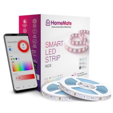 Deals and Offers on - HomeMate Wi-Fi Multicolour Smart LED Strip Kit | 10 Meters | Music Sync Feature | No Hub Required | Works with Amazon Alexa, Google Home & Siri (RGB 10 Meter Kit with Built-in Mic Controller) Deals, Discounts & Offers on - HomeMate Wi-Fi Multicolour Smart LED Strip Kit | 10 Meters | Music Sync Feature | No Hub Required | Works with Amazon Alexa, Google Home & Siri (RGB 10 Meter Kit with Built-in Mic Controller)