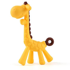 Deals, Discounts & Offers on Baby Care - BabyGo Baby Silicone teether Giraffe Teething Toys Hand Chewing Soother Toddler