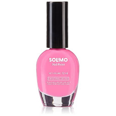 Deals, Discounts & Offers on Beauty Care - Solimo Fuchsia Pink Nail Polish, Toxin-Free, Quick Drying, Glossy Finish, 12 Ml