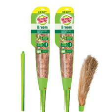 Deals and Offers on Home Improvement - Scotch-Brite Fibre Broom (Green) - Pack of 2, Plastic, Hard_Floor Deals, Discounts & Offers on Home Improvement - Scotch-Brite Fibre Broom (Green) - Pack of 2, Plastic, Hard_Floor