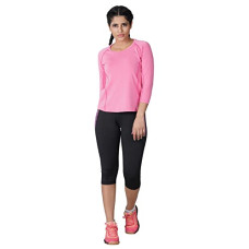 Deals, Discounts & Offers on Women - Nivia Polyester Training Capri (m, Pink)