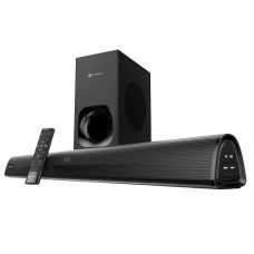 Deals and Offers on Electronics - Portronics Pure Sound 105 | 200W Bluetooth Soundbar with Wired Subwoofer Deals, Discounts & Offers on Electronics - Portronics Pure Sound 105 | 200W Bluetooth Soundbar with Wired Subwoofer