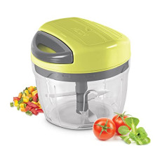 Deals and Offers on - Milton Xpress Safe Chopper Small, 465 ml, Yellow | 3 Blades With Safety Cover Deals, Discounts & Offers on - Milton Xpress Safe Chopper Small, 465 ml, Yellow | 3 Blades With Safety Cover