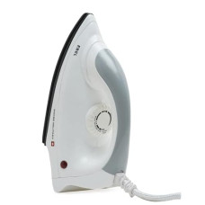 Deals, Discounts & Offers on Irons - Swiss Military EBEL 1000 Watt Dry Iron, SM001EB3, White and Grey Colour|Temperature Control|Non Stick Coated Sole Plate|360 Swivel cord
