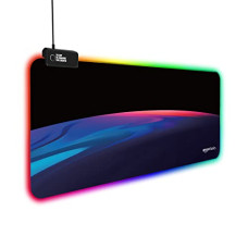 Deals and Offers on - Amazon Basics RGB Light Gaming Mouse Pad Desk Mat for Computer Laptop | Stitched Embroidery Edges | Non-Slip Rubber Base | Extended Keyboard Mouse Pad Deals, Discounts & Offers on - Amazon Basics RGB Light Gaming Mouse Pad Desk Mat for Computer Laptop | Stitched Embroidery Edges | Non-Slip Rubber Base | Extended Keyboard Mouse Pad