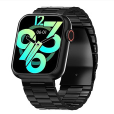 Deals and Offers on Electronics - Vibez by Lifelong Hype Men Smartwatch with Bluetooth Calling|Multiple Straps (VBSWM306, 1 Year Manufacturer Warranty, Black) Deals, Discounts & Offers on Electronics - Vibez by Lifelong Hype Men Smartwatch with Bluetooth Calling|Multiple Straps (VBSWM306, 1 Year Manufacturer Warranty, Black)