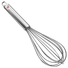 Deals, Discounts & Offers on  - Fun Homes Multiuses Stainless Steel Kitchen Utensil Balloon Shape Wire Whisk, Egg Beater, Kitchen Tool, 20cm (Silver), Standard