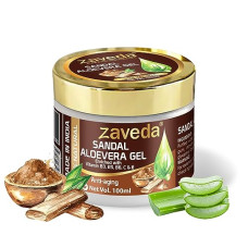 Deals and Offers on Beauty Care - Zaveda Aloevera Sandal Gel | Hydrating Facial Gel| Soothes & Renews Hydration|Unisex Face Gel|100ml Deals, Discounts & Offers on Beauty Care - Zaveda Aloevera Sandal Gel | Hydrating Facial Gel| Soothes & Renews Hydration|Unisex Face Gel|100ml