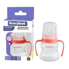 Deals, Discounts & Offers on Baby Care - HeneryHawk Soft Touch Anti-Colic BPA Free Dumbell Shape Slim Neck | 2 in 1 Feeding Bottle | 0+ Months|60ml