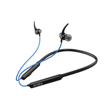 Deals, Discounts & Offers on Headphones - Intex Musique Star Bluetooth in Ear Wireless Neckband with Up to 15H Playtime ASAP Charge, Dual Connectivity, Inbuilt AI Assistant and Magnet Earbuds Lock (Berry Blue)