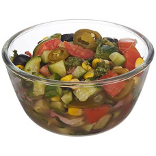 Deals, Discounts & Offers on  - Amazon Brand - Solimo Borosilicate Round Glass/Mixing Bowl (550 ml, Transparent)