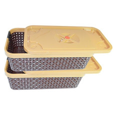 Deals, Discounts & Offers on  - Nakoda Dune 000 Fruit Basket (2, Brown)